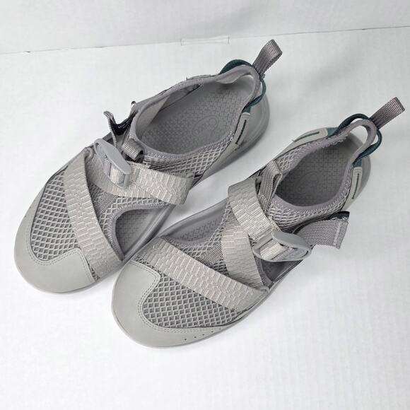 Chaco Odyssey Men 9 Gray Closed Toe Mesh Water Shoe Hiking Sandal Gorpcore Sport main image 4